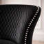 Tufted Upholstered Velvet Full Back Dining Chair-2122588843