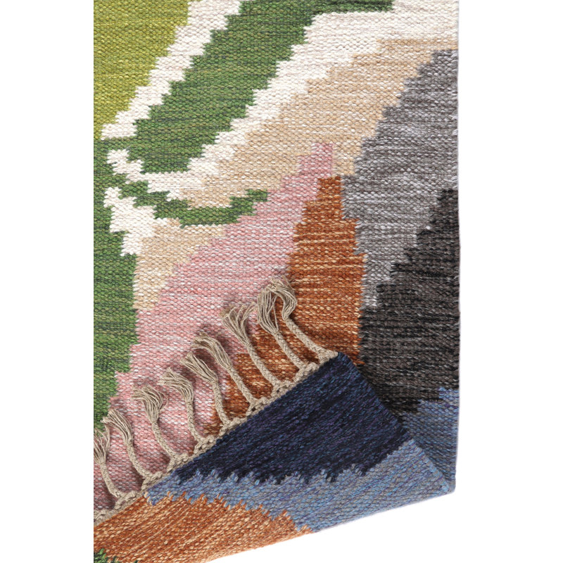Demecia Wool Hand Woven Area Rug, Rectangle 200 x 290cm
