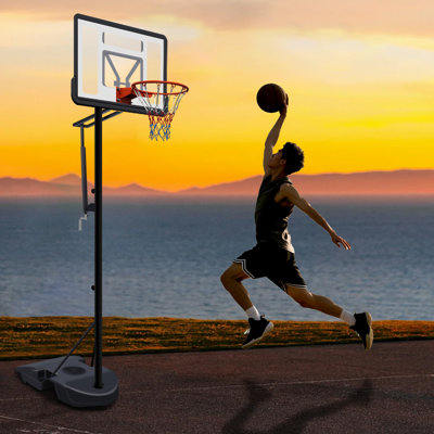 Panier de basketball extérieur ， 6,89-10,01 pi