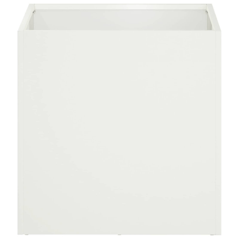 Planter, 25cm H x 25cm W x 25cm D, White, 1