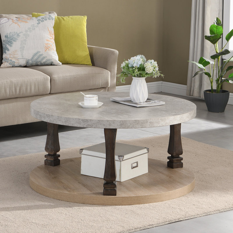 Dessein Single Coffee Table, 17.72" H x 36.02" L x 36.02" W