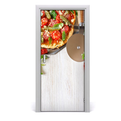 The Pizza Door Decal