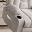 Fauteuil inclinable à deux moteurs de 41,73 po de largeur avec système de massage et de chauffage à la taille, fauteuil inclinable surdimensionné avec poches latérales, porte-gobelets-1164133506