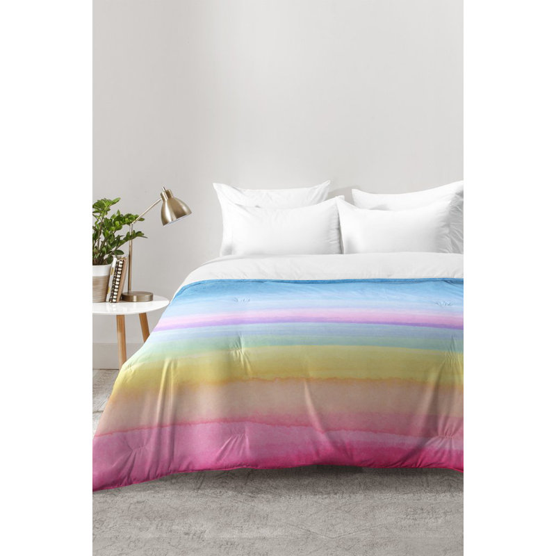 Joy Laforme Modern & Contemporary Polyester Abstract Comforter, Twin XL Comforter + 1 Standard Sham