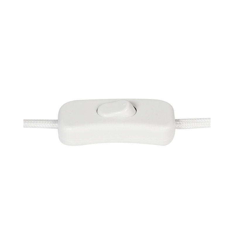 Charisse Brown Table Lamp, White