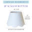 Abat-jour festonné en lin vanille festonné - Abat-jour rigide moderne 12 po-124073794-124073796