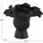 Aceves Floral Inspired Abstract Vase With Linear Grooves-1169312310