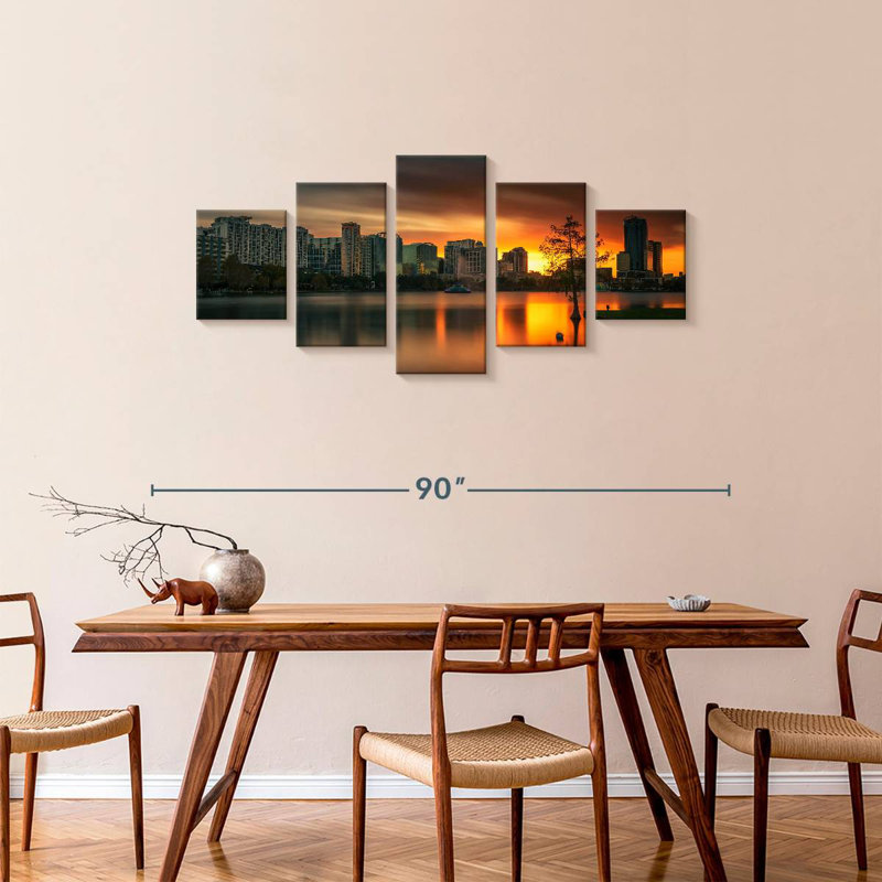 Florida Sunset, 34" H x 74" W