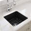 Évier de cuisine à fixation double L 18 po x l 18 po avec accessoires-61605361