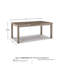 Table de salle à manger extensible Brewer