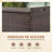 Tabatha PE Wicker Outdoor Patio Storage Bench with Cushion-109468830