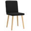  Ensemble de 2 chaises de salle à manger noires
