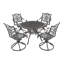 Ensemble de conversation pour patio 5 pièces-87776191