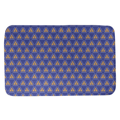 Tapis pour salle de bain à arbres minimalistes Barbra