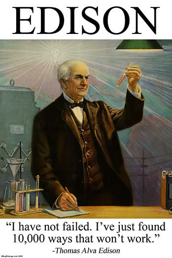 « edison », impression, H 36 po x l 24 po x P 1,5 po
