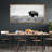 Cow " Monochrome Bison In The Plains Rustic Retro Art Decor Extra Large Artwork Pictures "-98042337-111375423