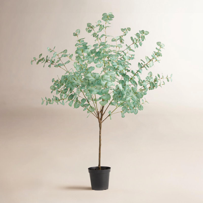 Faux Eucalyptus Tree in Pot