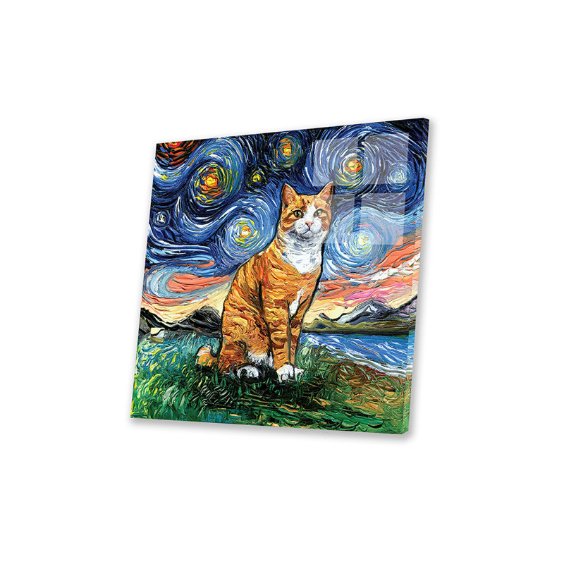 «Orange Tuxedo Tabby Night» par Aja Trêves