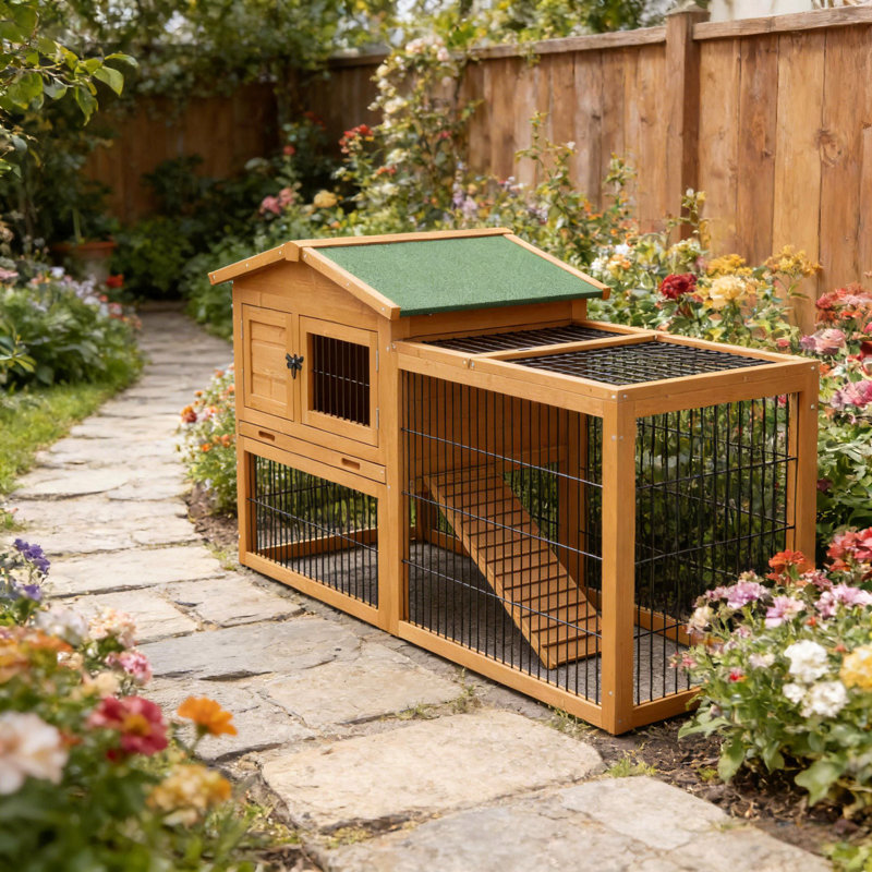 Niche pour animaux d'extérieur, clapier à lapin