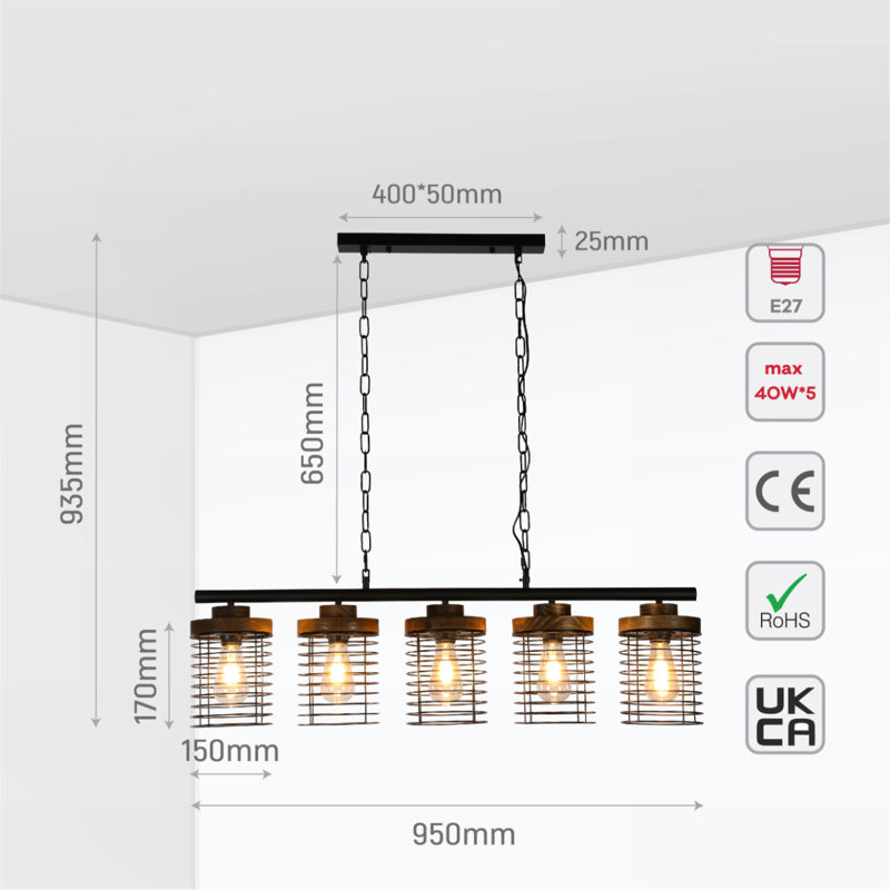 Annetraude 5 - Light Chandelier