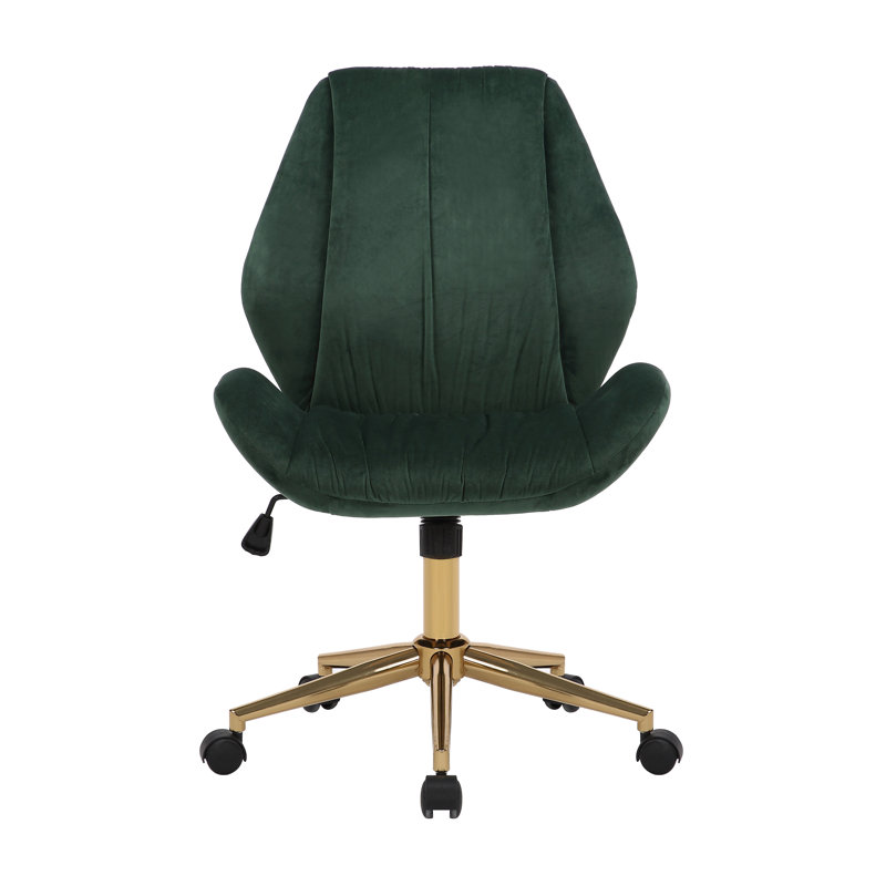 Velvet Task Chair, Green