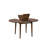 Modern Extendable Dining Table & Chairs Set (3 Pieces), White & Cream, 39.4 x 29.5 x 39.4 inches (Open: 51.6 x 29.5 x 39.4 inches) | 100% Melamine Coated Particle Board, Wooden Legs | Stylish Scandinavian Design for Dining Rooms-111021349