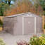 Trentvale 10X8 Metal Apex Shed Light Grey-1676323908-1729678644
