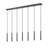Lansdown 7 Light Linear Chandelier-2095470252