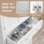 Garde-manger, 4 tablettes réglables, 2 armoires, 6 tablettes de porte, armoire de rangement haute autoportante haute de 71,7 pouces avec tiroir, pour le salon, la cuisine, blanc