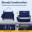 2-pack Portable Stadium Seats With Back Support And Cushion-803257838