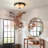 2 - Light Glass Flush Mount