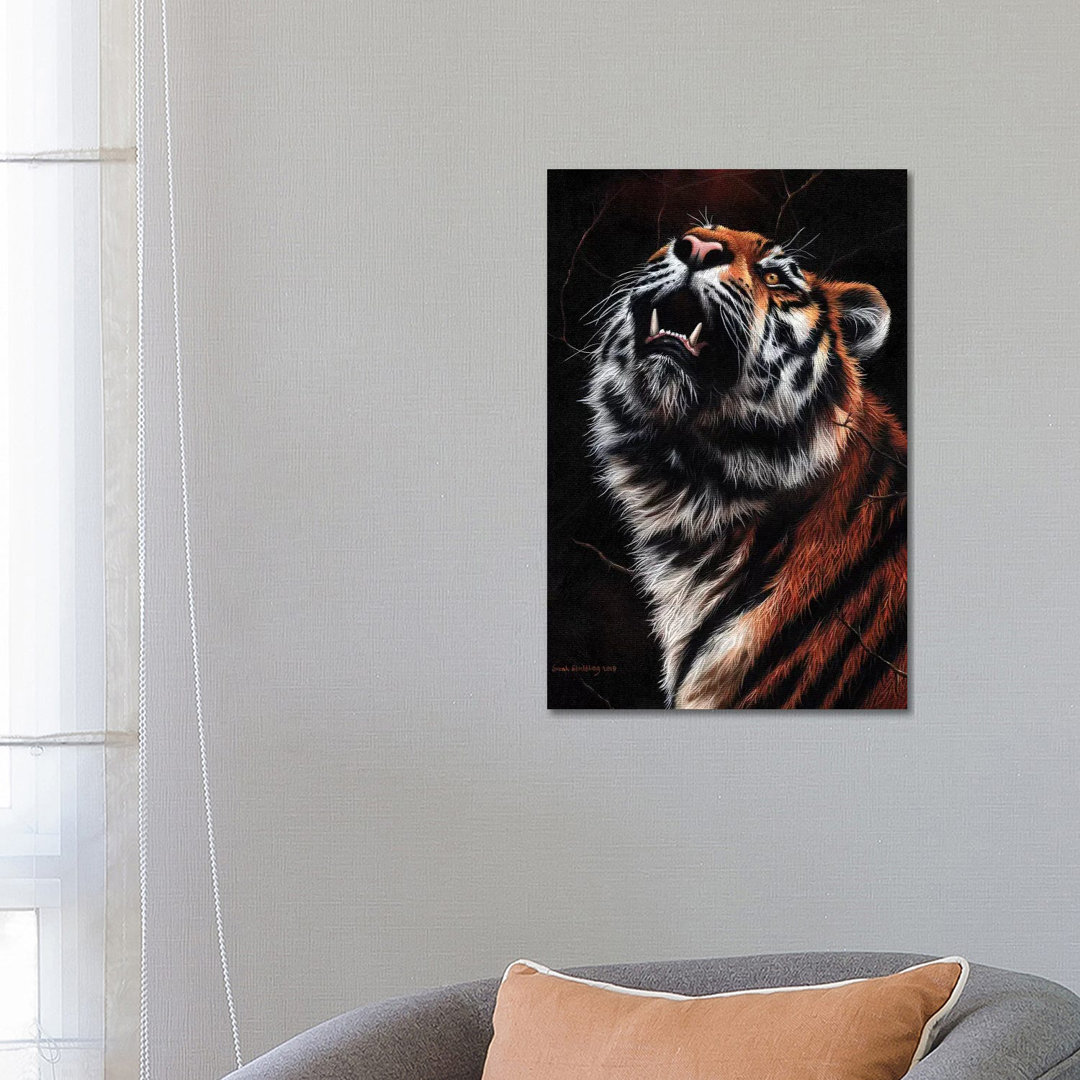 Tiger II von Sarah Stribbling - Galerie-verpackte Leinwand Giclée