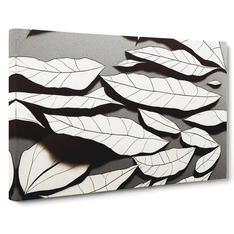 Flawless Leaf - Wrapped Canvas, 35cm H x 50cm W x 3cm D