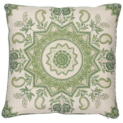 Schumacher x Mark D. Sikes Montecito Medallion Pillow