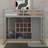 Twin Size Wood Loft Bed With Shelves,Wardrobe And Cabinet-1828554451-1828554452