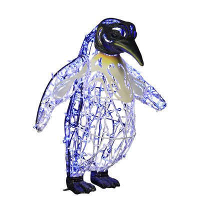 Flappy - blanc froid / bleu - sur pied