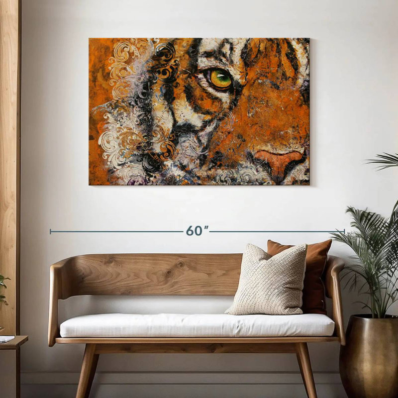 Brampt Royal Tiger Eye, 30" H x 45" W