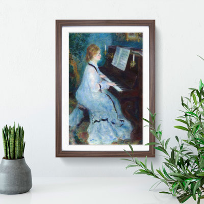 Woman at the Piano by Pierre-Auguste Renoir - Picture Frame Painting