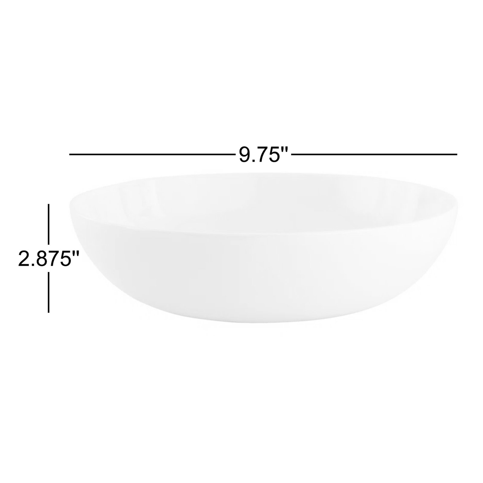 Nevaeh White Vegetable Bowl