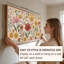Grand art mural encadré sur toile Boho