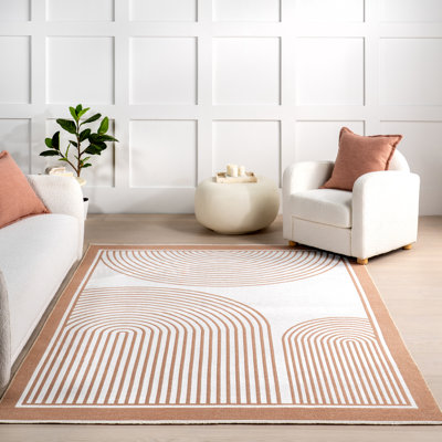 Tapis géométrique réversible Malayah
