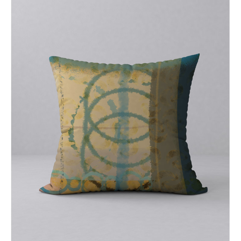 Housse de coussin décorative carrée et insert, 20 po x 20 po