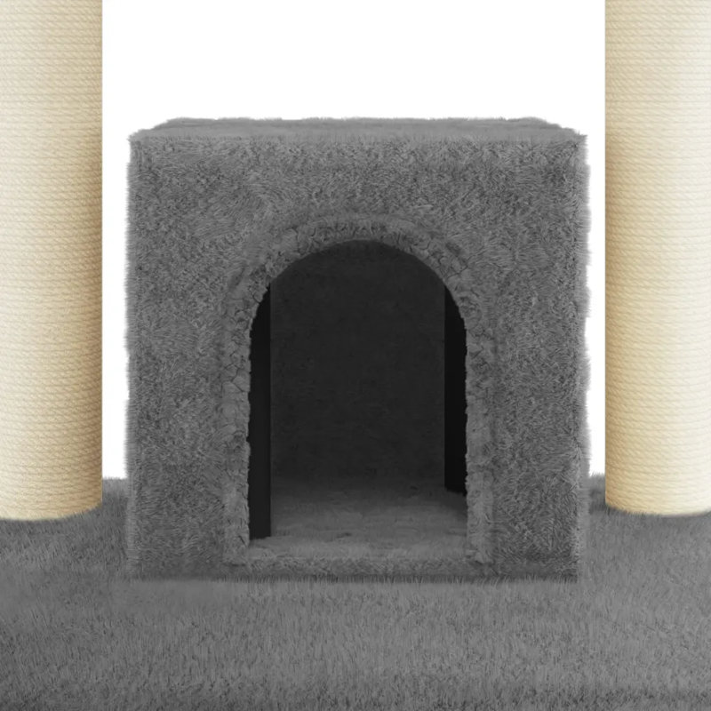 110cm Sechura Cat Tree, Dark Grey