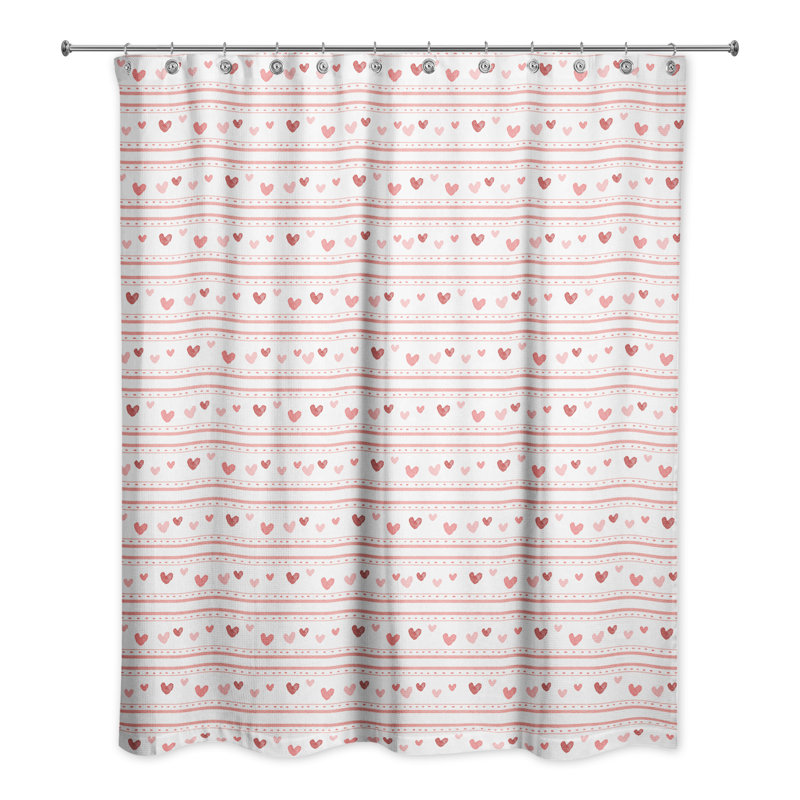 Rideau de douche simple abstrait
