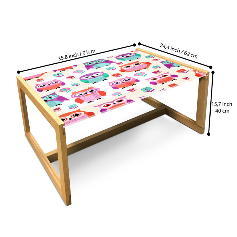 Bax Coffee Table, 15.75" H x 35.83" L x 24.4" W