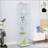 4 Shelves Glass Cabinet Glass Display Cabinet with One Door