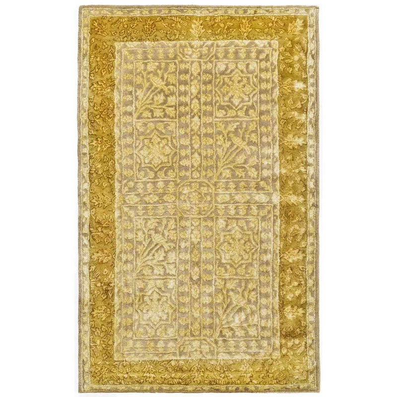 Braxtan Silk Road Hand Tufted New Zealand Wool Oriental Rug, Runner 2'6" x 10'