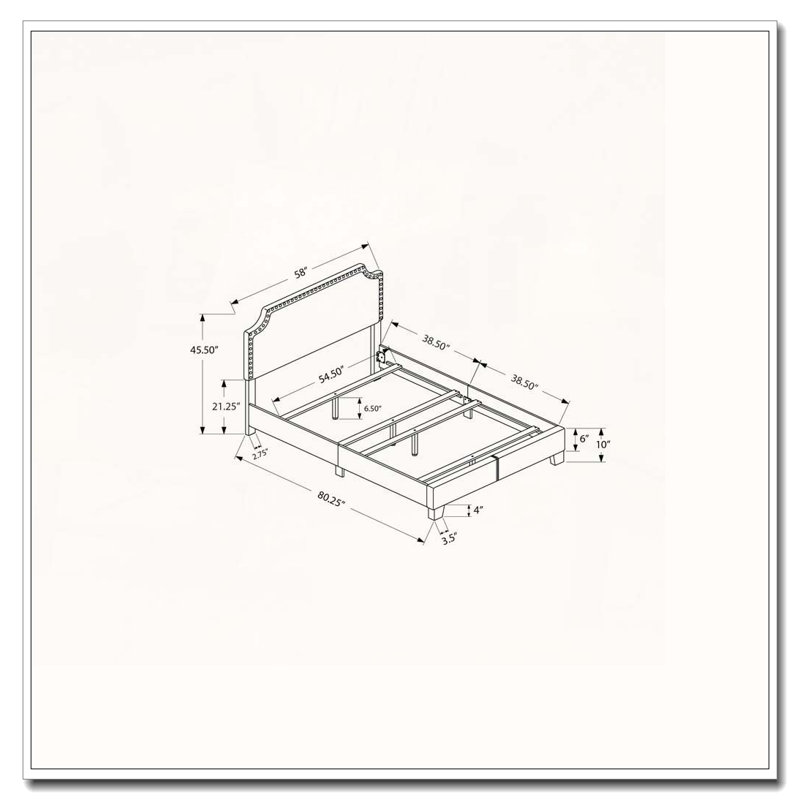 Upholstered Platform Bed