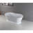 Kingston Brass Aqua Eden 66-Inch Acrylic Oval Double Ended Pedestal Tub With Drain-115313118