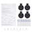 Stainless Steel Wall Mounted Towel Hook with Rust Resistant (4-Pack)-103441408